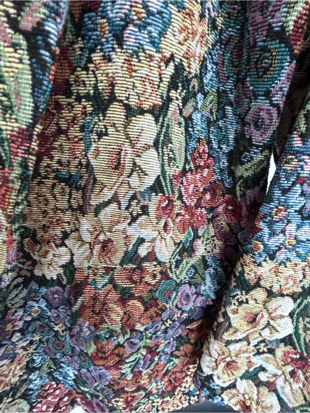 Rare Floral Vintage Tapestry Blazer Jacket - Picture 3 of 5